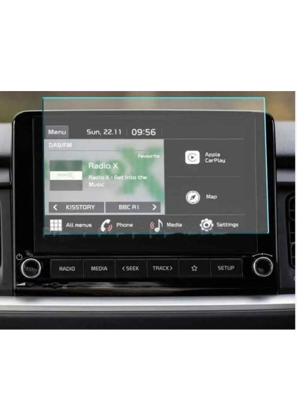 Kia Stonic 2023 2024 Navigasyon ve Multimedya Uyumlu Nano Ekran Koruyucu