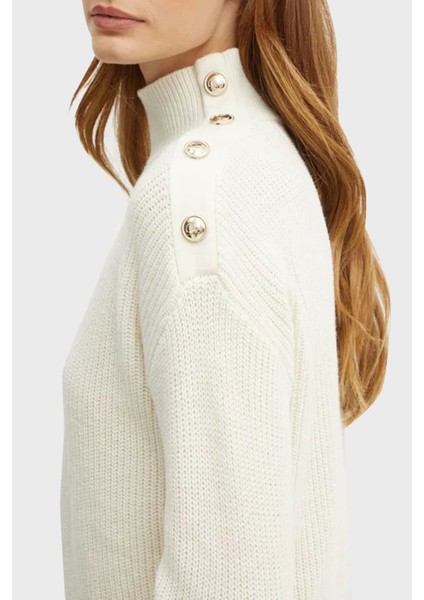 Zylee Yün Karışımlı Regular Fit Balıkçı Yaka Kazak W4BR39Z2WX0 Bayan Kazak W4BR39 Z2WX0 G012 fırsatları