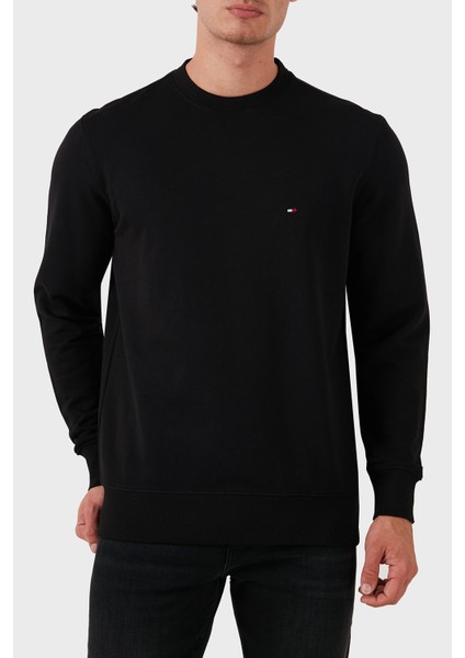Pamuklu Regular Fit Bisiklet Yaka Sweat Erkek Sweat MW0MW37237 Bds