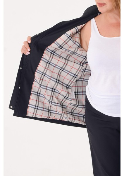 Büyük Beden Siyah Renk Içi Ekose Desenli Kapitone Mont fırsatları