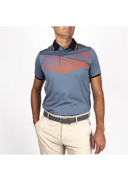 Men's Spot Printed Kjus Polo S/s Tshirt - Erkek Tişört