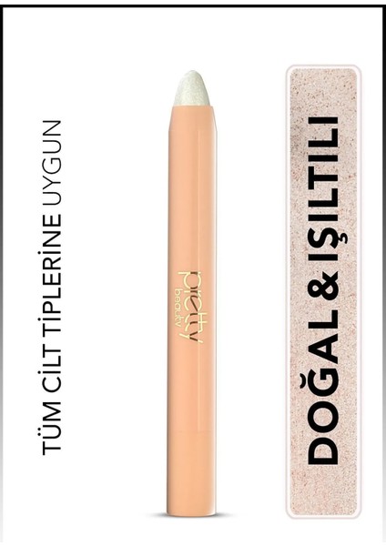 Kalem Aydınlatıcı Gümüş Renk Doğal ve Işıltılı Etki 15 g Tüm Cilt Tiplerine Uygun