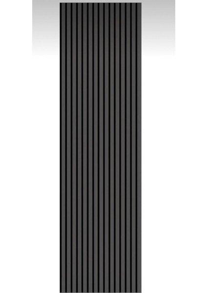 60X275 cm Antrasitgri Plus Akustik Duvar Paneli / 4mm Keçe/ 9mm Çıta