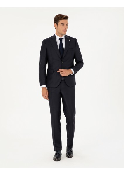 Erkek Lacivert Slim Fit Takım Elbise 50285257-Vr033 modelleri