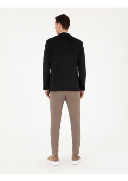Erkek Vizon Klasik Jogger Pantolon 50296593-Vr052