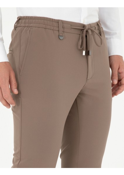 Erkek Vizon Klasik Jogger Pantolon 50296593-Vr052