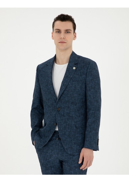 Erkek Açık Lacivert Slim Fit Takım Elbise 50285256-Vr059 fırsatları