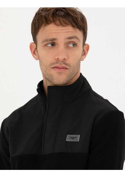 Erkek Siyah Regular Fit Sweatshirt 50271771-Vr046