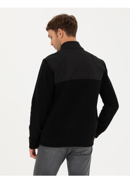 Erkek Siyah Regular Fit Sweatshirt 50271771-Vr046