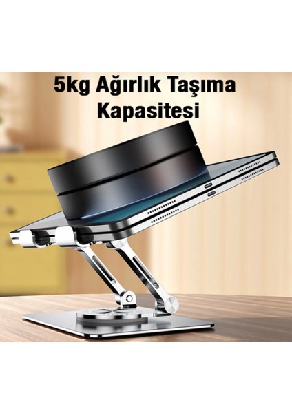 Np-T3 360° Dönebilen BASIC360 Aluminyum Ergonomik Ayarlanabilir Macbook Notebook Standı