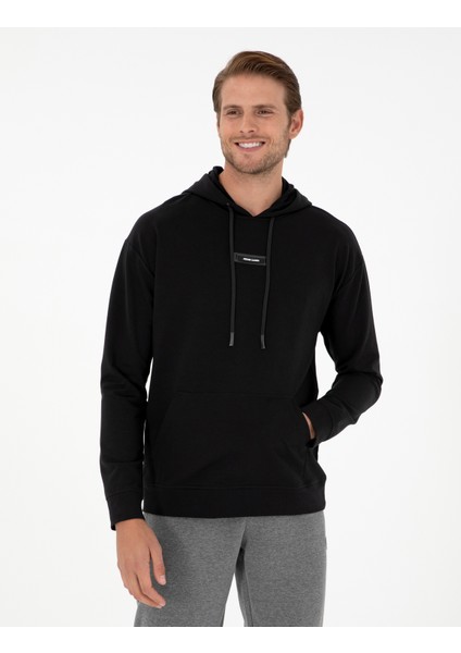 Pierre Cardin Erkek Siyah Comfort Fit Sweatshirt 50290635-VR046