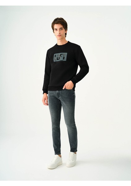 Erkek Jean Pantolon Koyu Gri LF2037012 Justin Skinny Fit