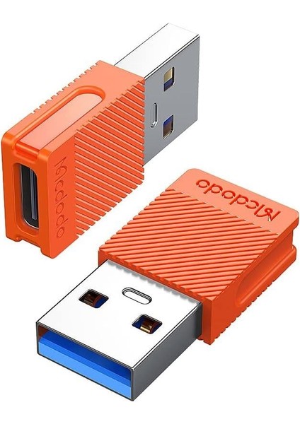 BYARS-OT-6550 Type-C To USB Dönüştürücü Soket - Turuncu Byarsbilişim