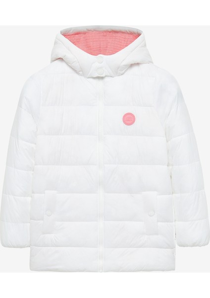 G Outerwear Padded Jacket Büyük Kız Çocuk Beyaz Mont SK242030-100