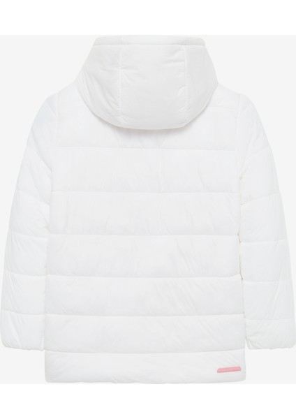 G Outerwear Padded Jacket Büyük Kız Çocuk Beyaz Mont SK242030-100