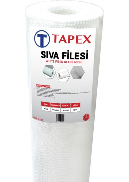 Sıva Filesi 75 gr Beyaz fiyatları