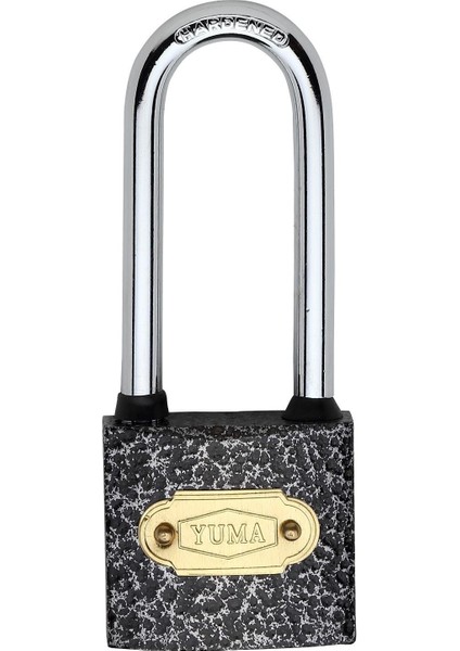 Gri Uzun Asma Kilit 32 mm YM-1032L