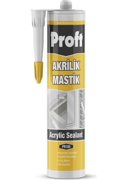 Akrilik Mastik 450 gr (PR100) Kahverengi
