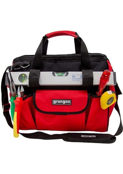 GRC06 16" Fermuarlı Bez Alet Taşıma Çantası