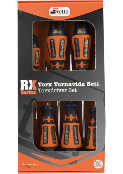 RXT6000 Torx Tornavida Seti 6'lı