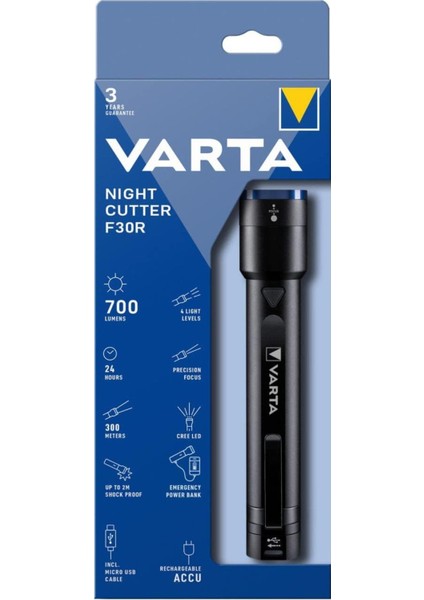 Nıght Cutter Fener F30R-CABLE Şarjlı (18901) modelleri