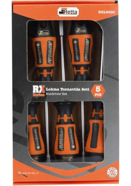 RXL5000 Lokma Tornavida Seti 5 Li