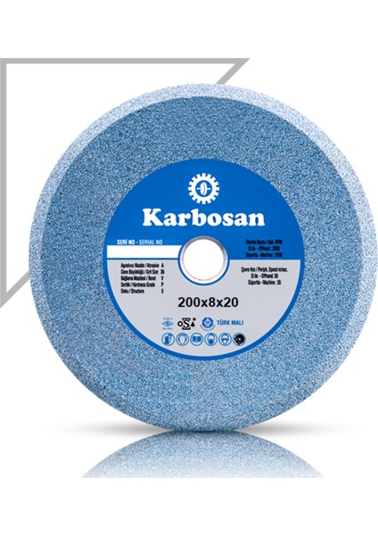 Düz Taş 200X8X20 NK60 920770