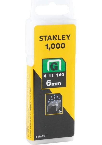 1-TRA704T G Serisi Ağır Hizmet Zımba Teli 6 mm