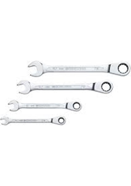 Izeltaş 13000005343 Cırcır Kombine Anahtar Takımı 4 Parça