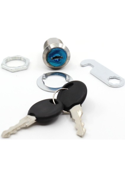 Mandallı Çekmece Kilidi Nikel 20 mm modelleri