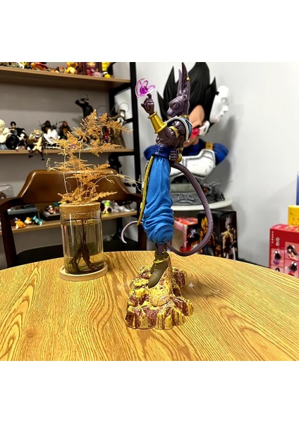 Dragon Ball Anime Beerus Birusu Mitolojik Karakter Figür Oyuncak Koleksiyonluk Dekoratif Biblo 30 cm