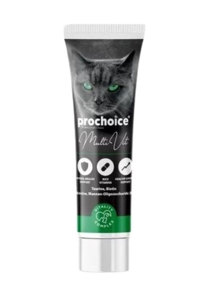 Prochoice Multi Vitamin Taurinli Kedi Malt Macunu 100 ml - Petshopundan