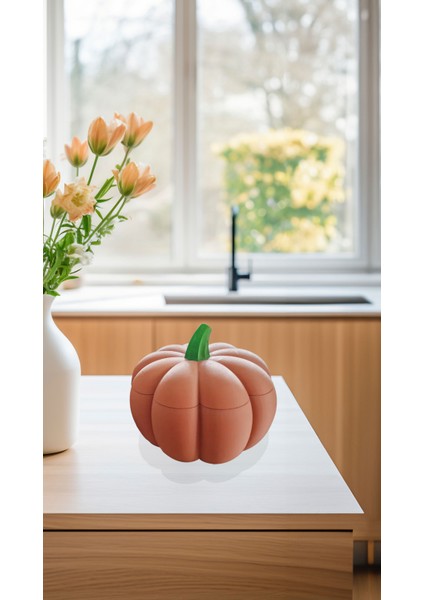 Balkabağı Tasarımlı Kapaklı Şekerlik fiyatları