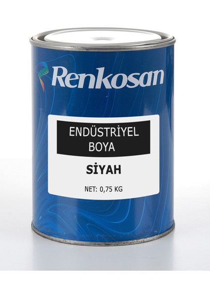 Endüstriyel Rapid Boya (Ahşap-Demir-Metal) Siyah 0,75 kg