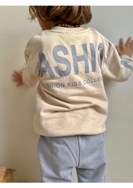 Sacro Kids Fashion Yazılı 3 Iplik Kışlık Erkek Çocuk Takım