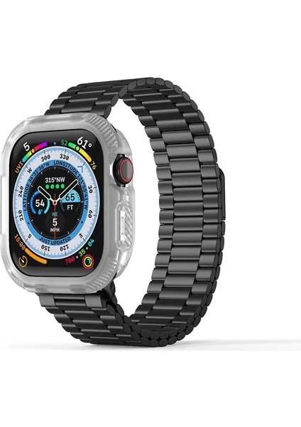 Apple Watch 10 46MM Silikon Tpu Kasa Koruyucu Ön Arka Koruma Gard 17 indirimleri