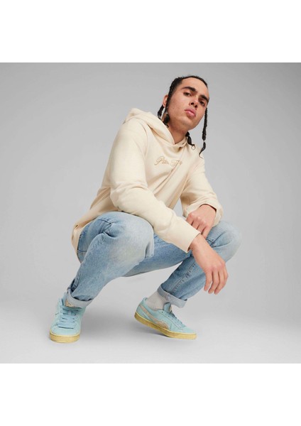 Erkek Krem Puma x Ptc Graphic Hoodie Krem Erkek Hoodie modelleri