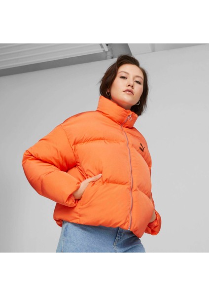 Kadın Turuncu Puma Classics Oversized Puffer Turuncu Kadın Mont