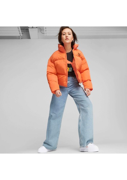 Kadın Turuncu Puma Classics Oversized Puffer Turuncu Kadın Mont