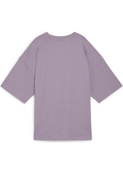 Kadın Mor Puma Dare To Oversized Cutout Tee Mor Kadın T-Shirt fırsatları