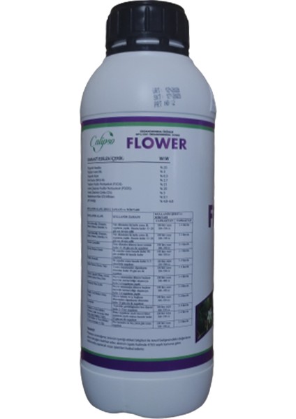 Calipso Flower NP Katkılı Sıvı Organik Gübre(1 Litre)