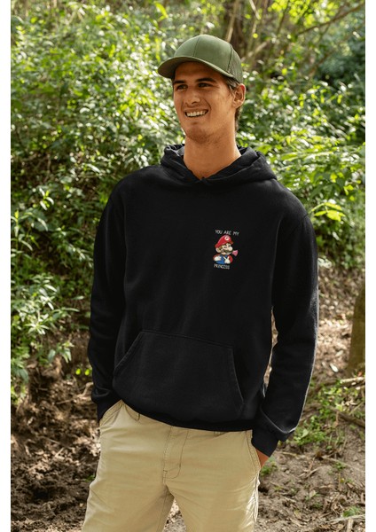 Mario ve Prenses Sevgili/çift/arkadaşlık 2'li Kapşonlu Sweatshirt Seti indirimleri