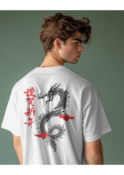 " Dragon Soul " Oversize T-Shirt modelleri