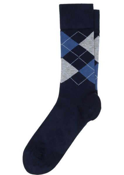 Erkek Erkek Bambu Karışımlı Lacivert Soket Desenli Çorap 50299924-200 fiyatları