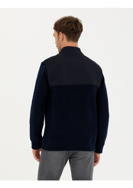 Erkek Lacivert Regular Fit Sweatshirt 50271771-Vr033