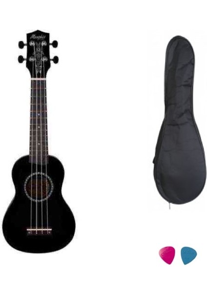 Memphis Tagima MHS-20BK Soprano Ukulele- Siyah