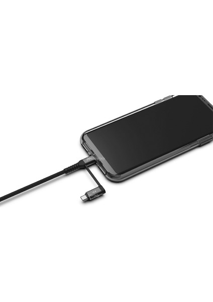 Type-C Kablosu Adaptör USB Çoklayıcı Micro USB Type-C Kablo Hızlı Şarj ve Data Aktarım Destekli