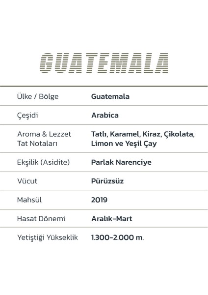 Single Origin Guatemala Filtre Kahve 250 Gr. fırsatları