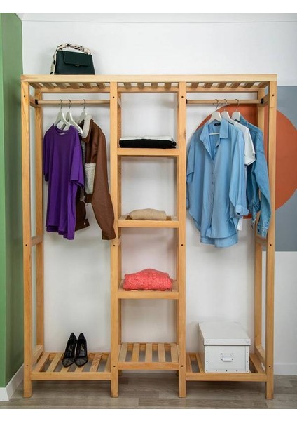 Elawoodworking Hannah'nın Evi Elbise Askısı Naturel fiyatları