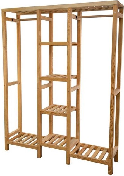 Elawoodworking Hannah'nın Evi Elbise Askısı Naturel modelleri